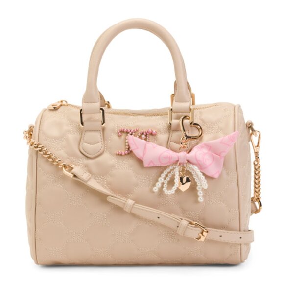 JUICY COUTURE Sandstone Tie The Knot Shoulder Bag - Picture 1 of 4